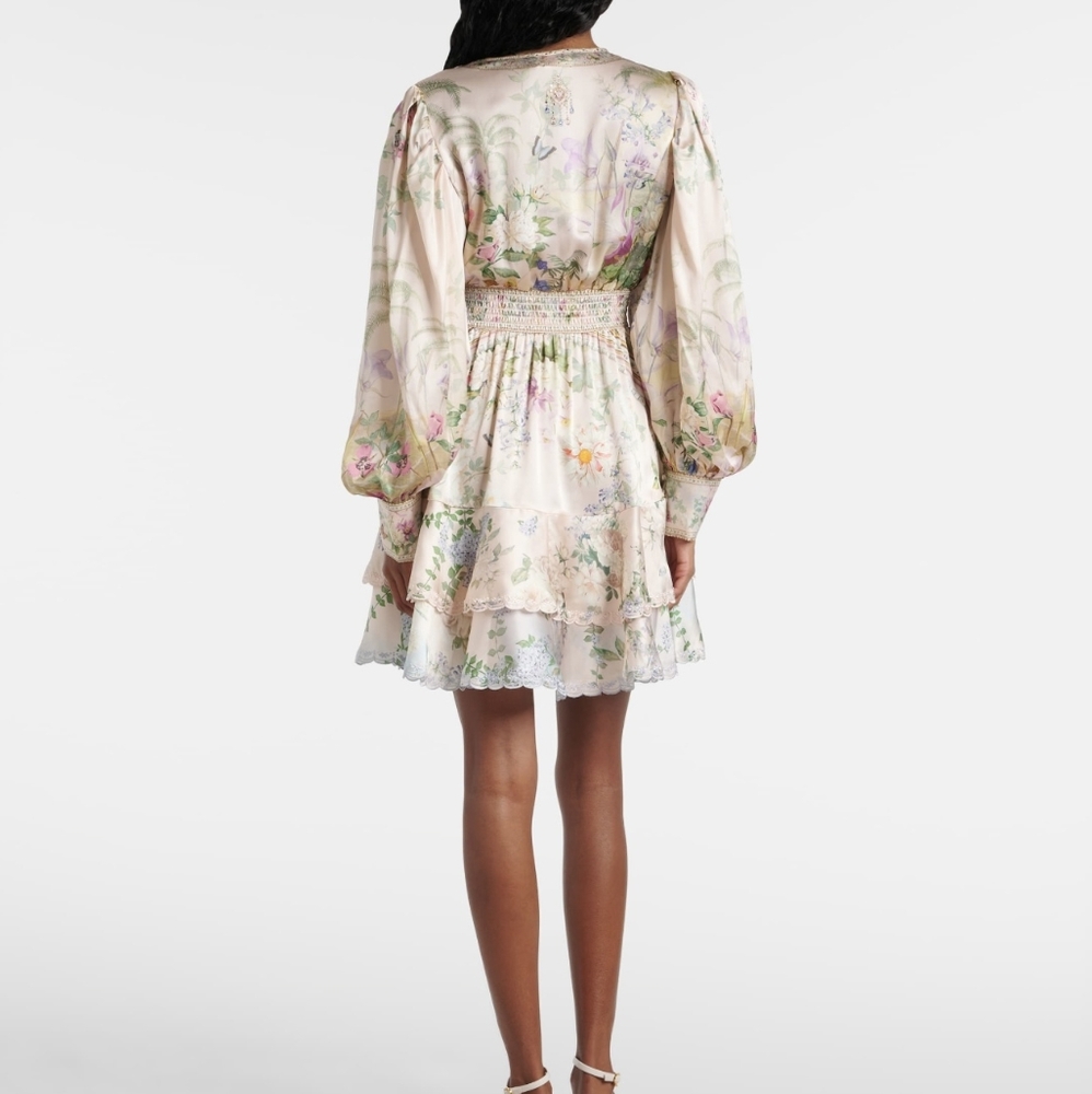 Camilla button front frill dress - Picture 2 of 15